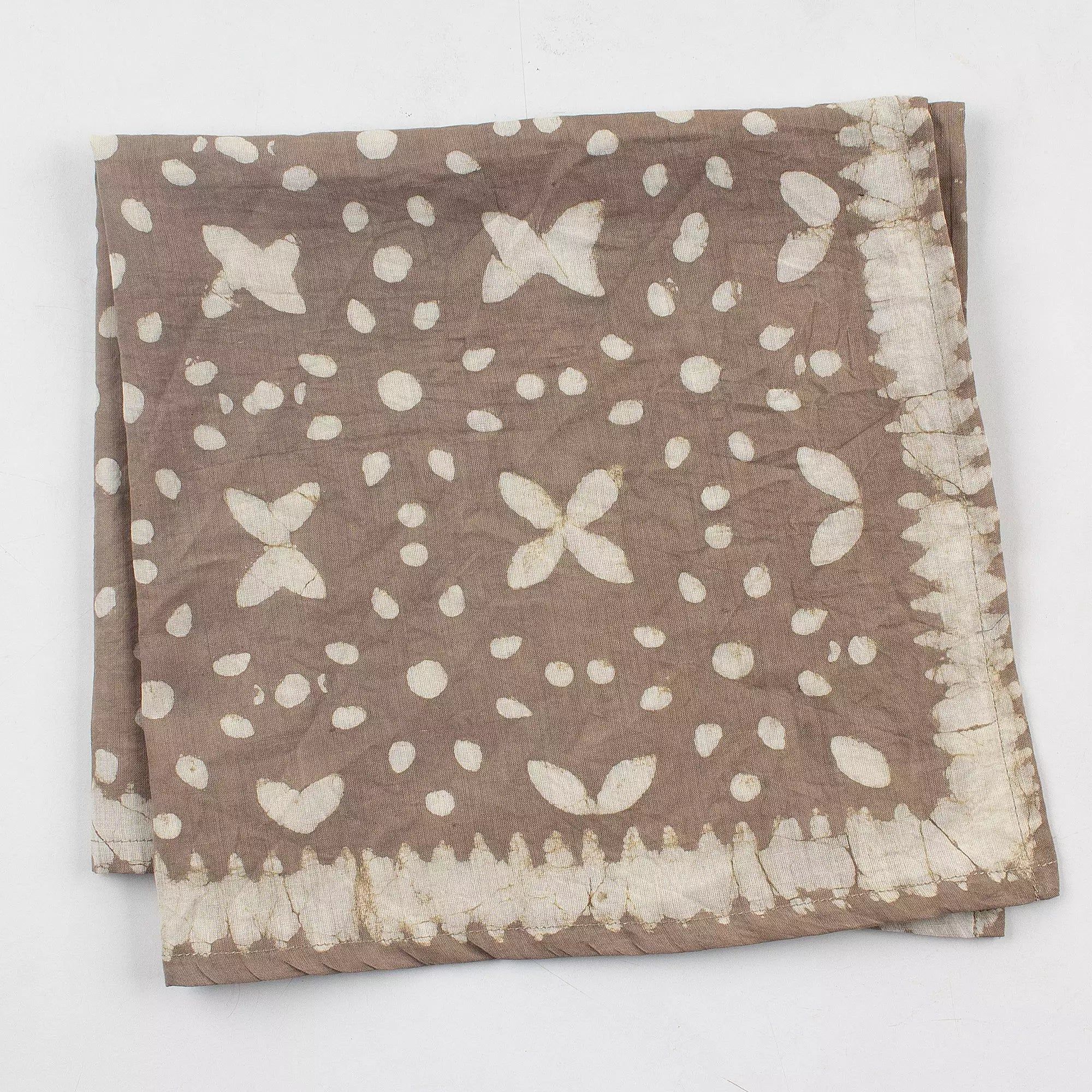 Hand Block Printed Cotton Floral Head Bandana for Men And Women 615
